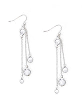 Load image into Gallery viewer, Three Strand Crystal Drop Earring
