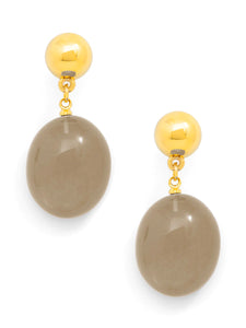 *Glistening Pebble Drop Earring