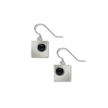 Load image into Gallery viewer, #Black Circle Earrings
