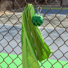 Load image into Gallery viewer, Stay cool and dry on any court with this portable cooling towel, stored in a clip-on pickleball case. Just soak, wring, and wear—the towel dries quickly and cools you down by pulling heat away from your skin when wet.
