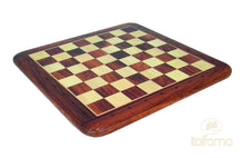 Load image into Gallery viewer, Acacia/Maple Board 18&quot; with Hand Carved Wooden Pieces

