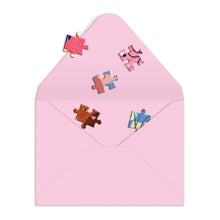 Load image into Gallery viewer, Paws for Love Greeting Card Puzzle
