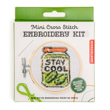Load image into Gallery viewer, Jar of pickles with a label that says stay cool. 

