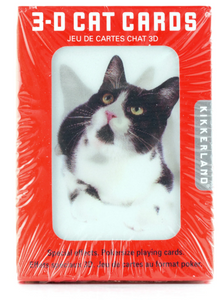 3D Cats Playing Cards