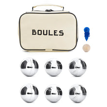 Load image into Gallery viewer, Boules, Bocce, Petanque, Yard Bowl - can be played with these official weighted tossing balls. There are so many variations of this game from around the world there's not enough space to write about them.
