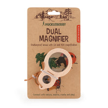 Load image into Gallery viewer, This shatterproof magnifying glass features two lenses of different 5X and 10X magnification, a handy carrying loop, and endless possibilities!
