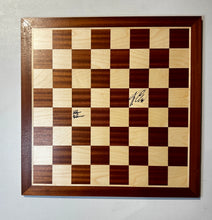 Load image into Gallery viewer, 2018 Champions Showdown Nakamura vs. Svidler Autographed Wooden Board
