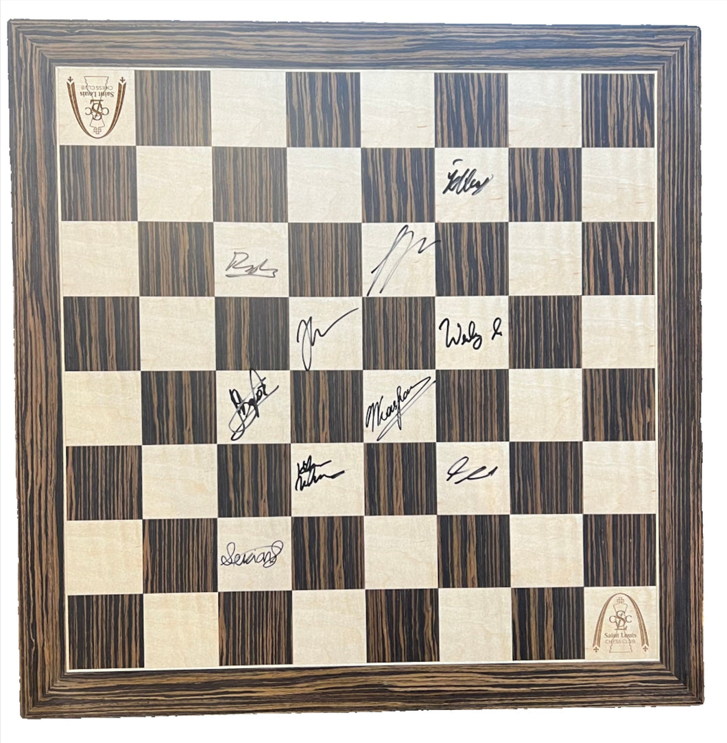 2023 Chess 9LX Wooden Board [Autographed]