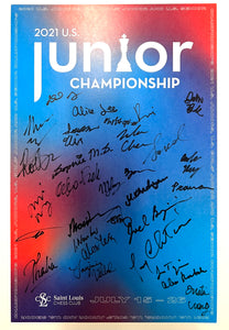 2021 US Junior/Senior Championship Poster [Autographed by ALL PLAYERS]