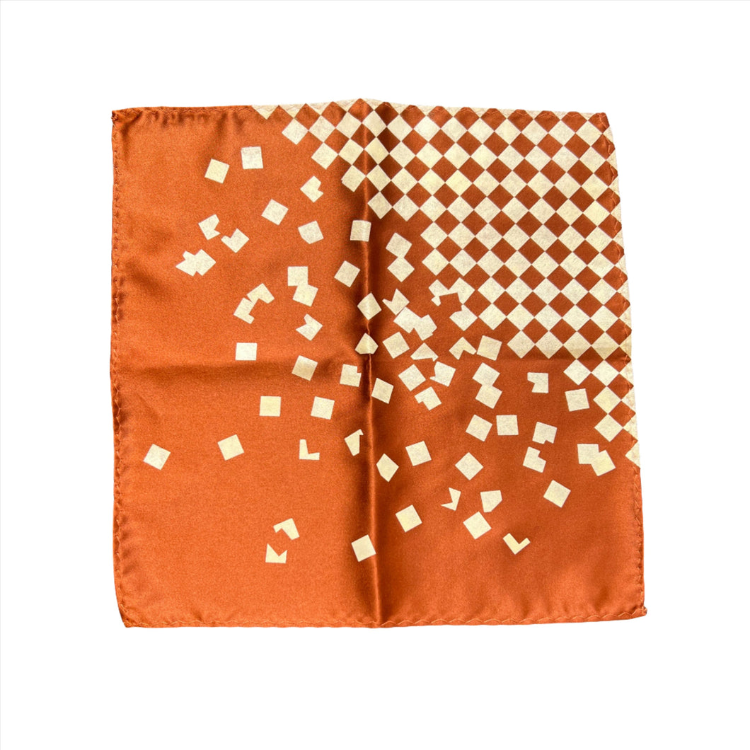 Falling Chessboard Pocket Squares