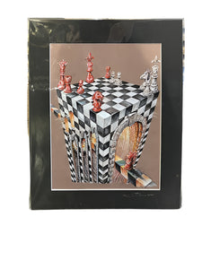 image showing print of "Exhausting Chess" by Jonathan Guillamue 