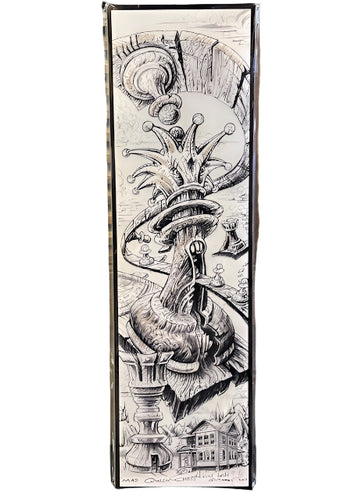 print showing the Mad Queen by Jonathan Guillaume