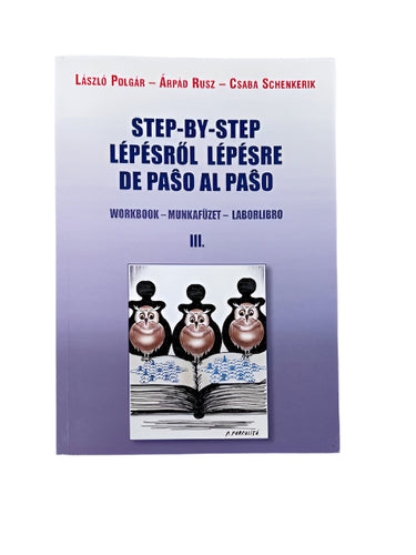 cover for Step-By-Step workbook III by Laszlo Polgar