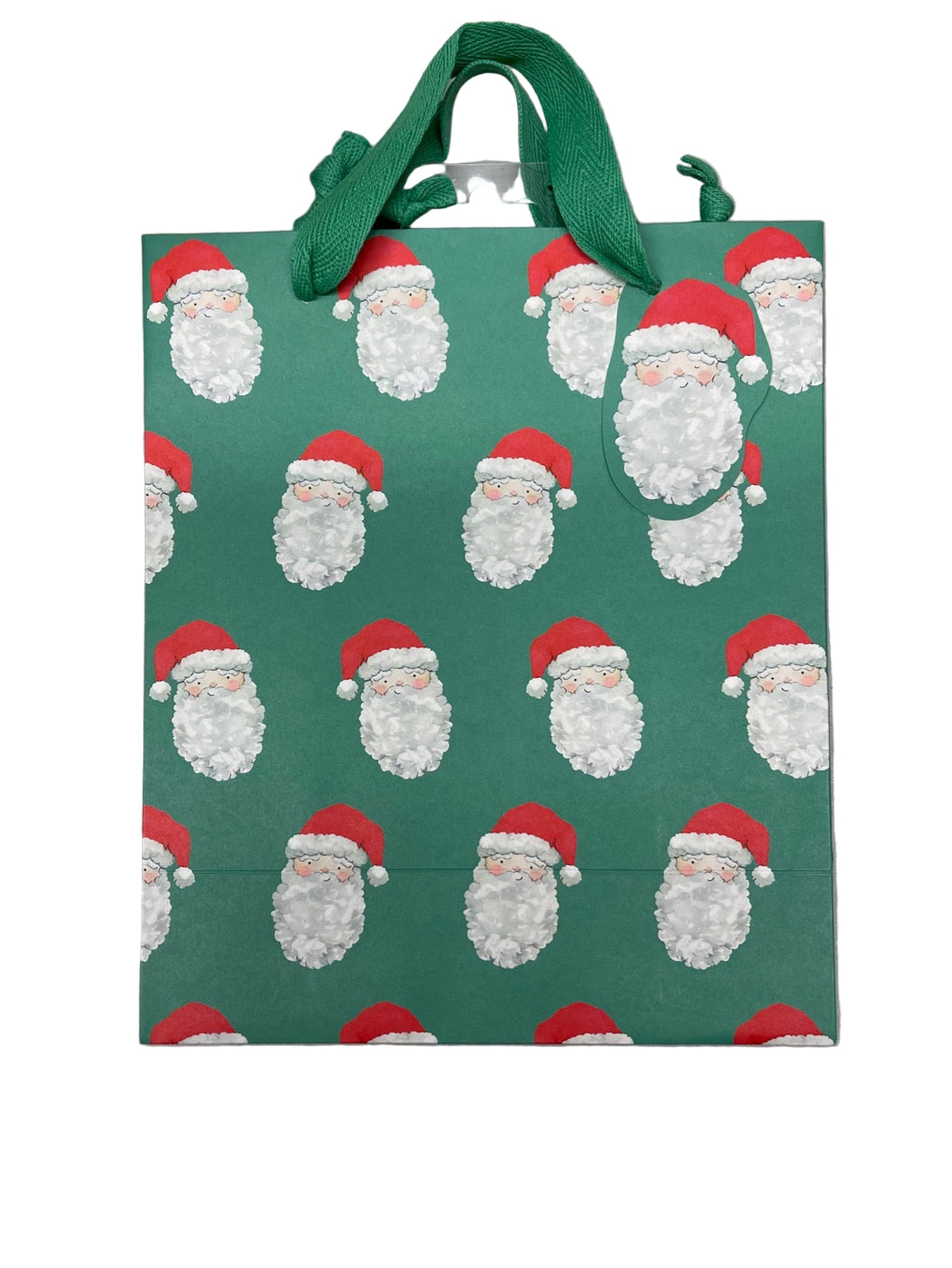 image of medium vintage santa gift bag

