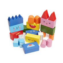 Load image into Gallery viewer, Stackable Wooden Building Blocks
