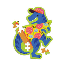 Load image into Gallery viewer, Pizzasaurus 48 Piece Mini Scratch &amp; Sniff Puzzle
