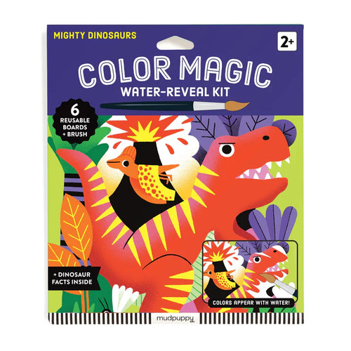 image of color magic water reveal kit dinosaur themed