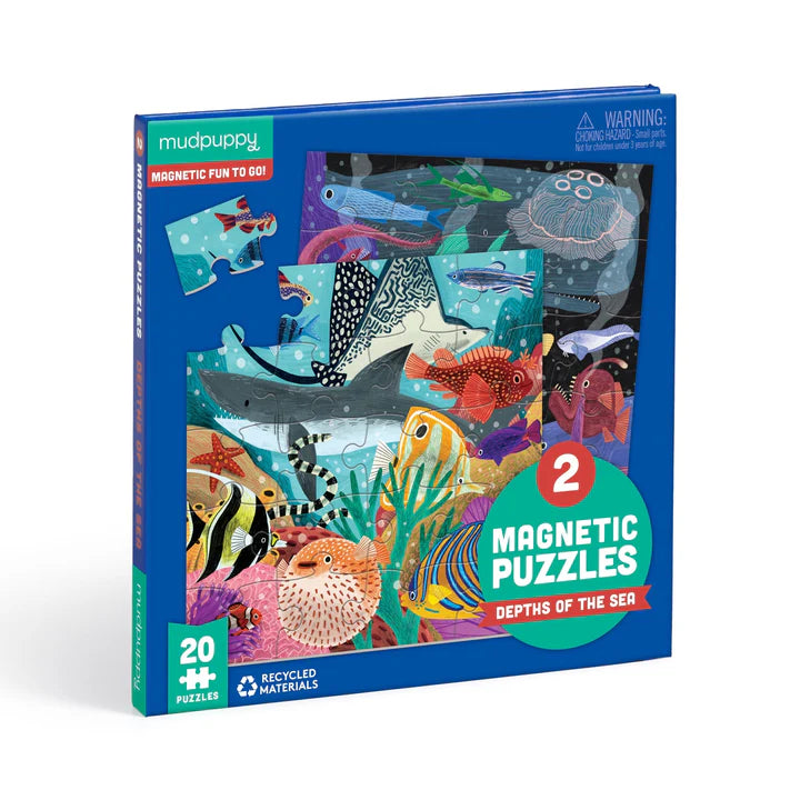 image of depths of the sea magnetic puzzle pack of 2