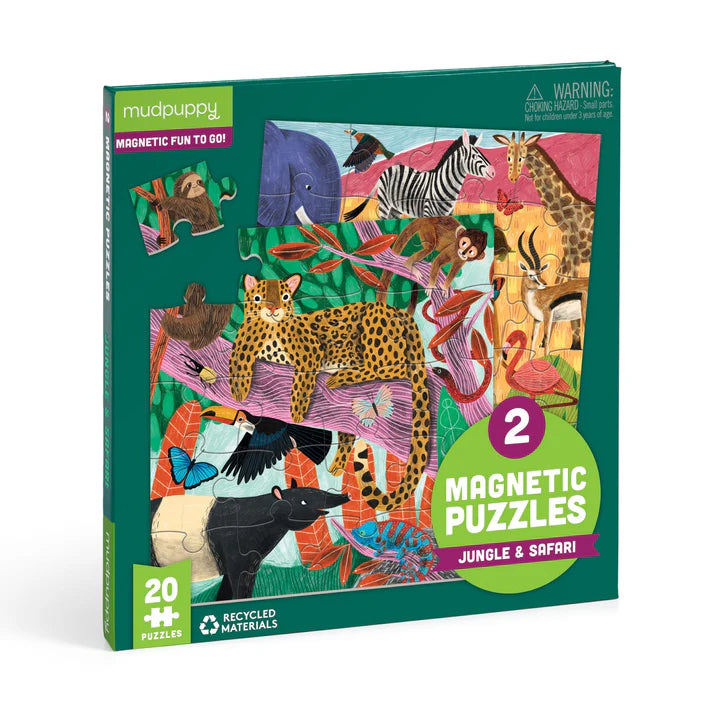 image of jungle and safari puzzle pack of 2