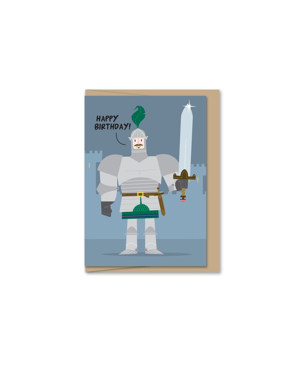 Mini Birthday Knight Greeting Card