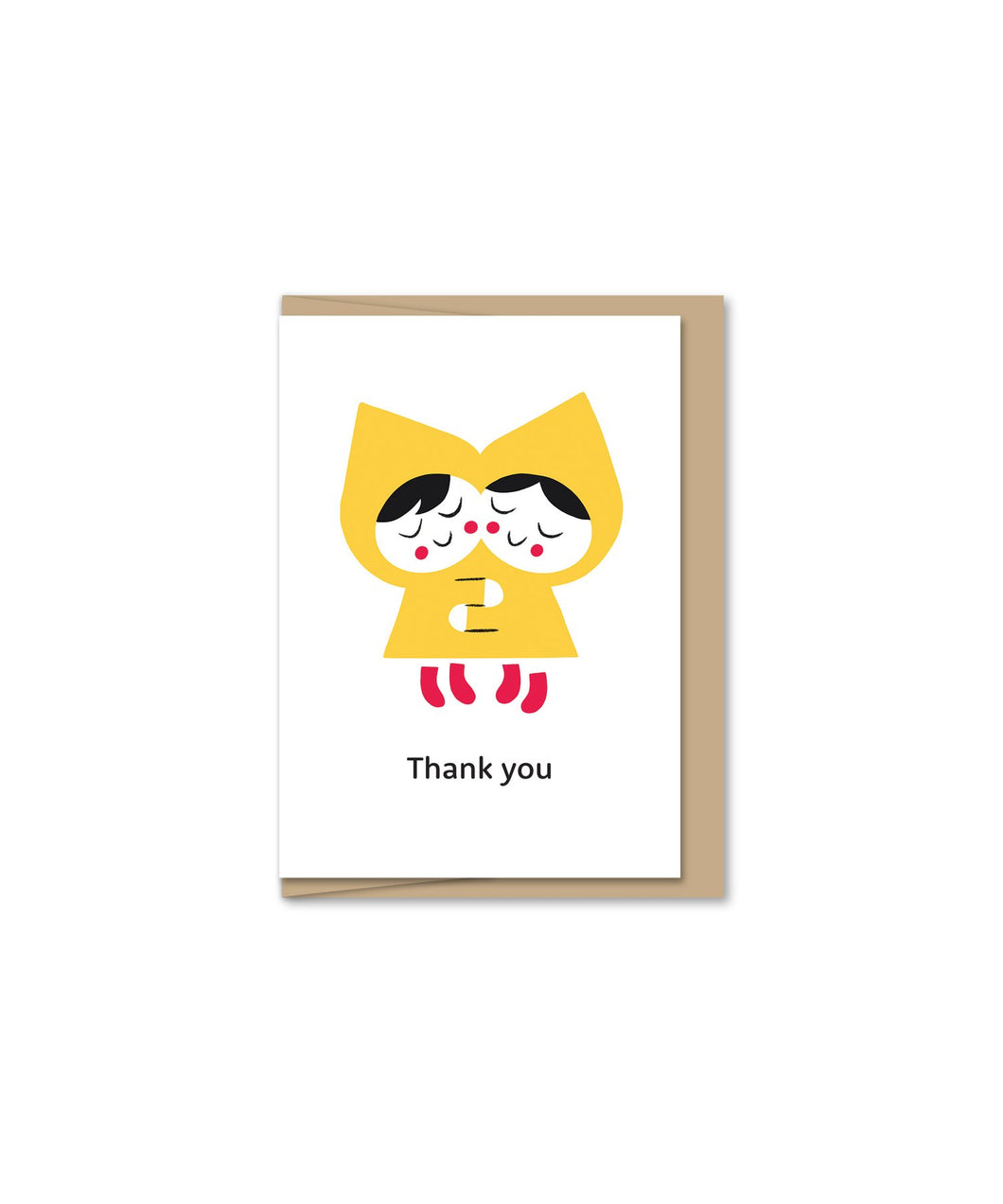 Mini Thanks Hug Greeting Card