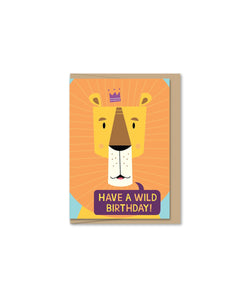 Mini Wild Birthday Greeting Card