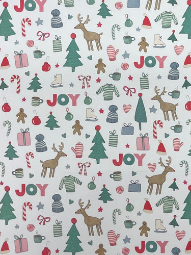 photo of merry motif gift wrap 