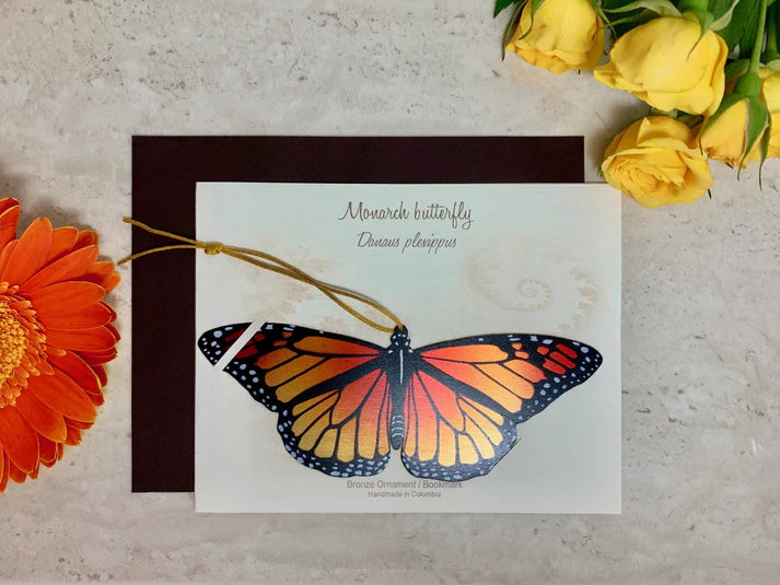 Monarch Butterfly Ornament and Notecard