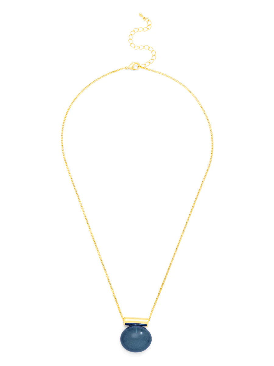 *Glistening Pebble Drop Necklace