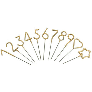 Gold Cake Sparklers