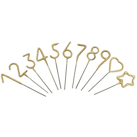 Gold Cake Sparklers