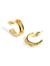 Load image into Gallery viewer, image of open huggie earrings

