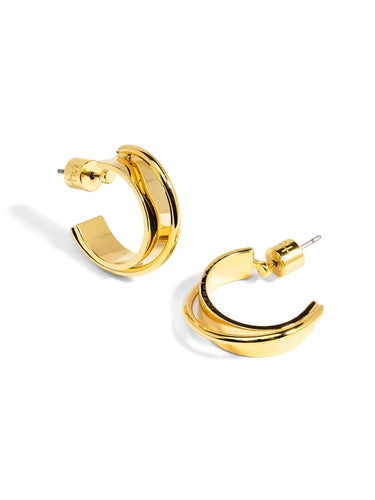 image of open huggie earrings
