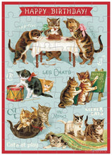 Load image into Gallery viewer, whimsical "Cats at Play"
