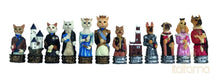 Load image into Gallery viewer, Battle of the Pets Chess Set with Storage
