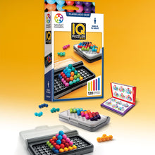 Load image into Gallery viewer, Multiple levels of brain teasing fun! Smart Games new IQ-Puzzler Pro features 120 challenges in three playing modes, including both 2D and 3D challenges!
