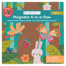 Load image into Gallery viewer, Travel Friendly Twist on Classic 4-in-a-Row with built in spinner 
