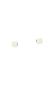 Image of flat 3mm disk stud earrings
