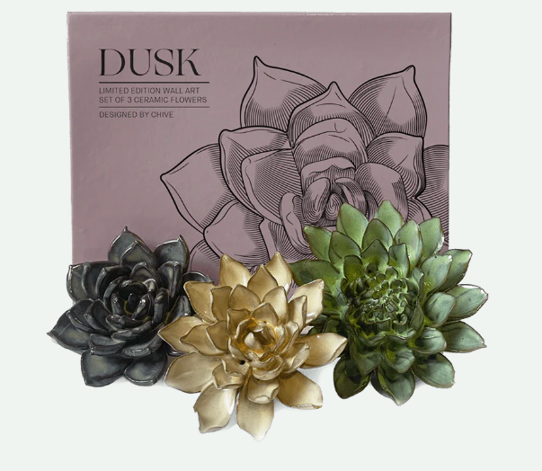 Ceramic Flower Dusk Box Set
