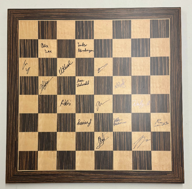 2025 American Cup Wooden Board [Autographed by all players] [Irregular]