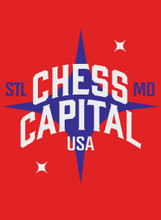 Load image into Gallery viewer, Chess Capital USA Magnet  from the government-recognized chess capital of America! 
