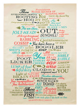 Load image into Gallery viewer, Shakespearean Insults Towel
