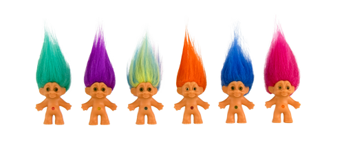 Image of Worlds Smallest Good Luck Trolls
