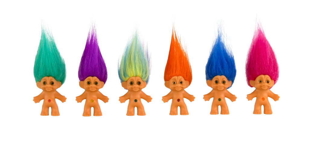 Image of Worlds Smallest Good Luck Trolls
