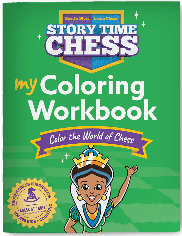 Story Time Chess Coloring Workbook