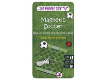 Load image into Gallery viewer, The Purple Cow Magnetic Soccer travel set.
