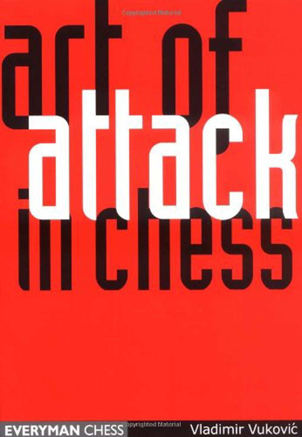 cover of art of attack in chess by Vladimir Vukovic