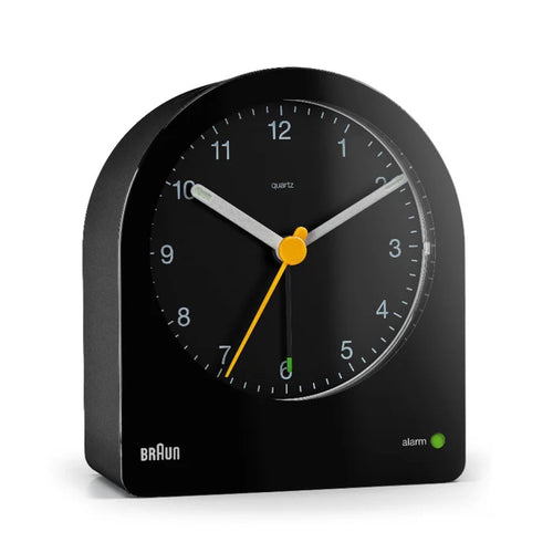 image of Braun alarm clock in black 
