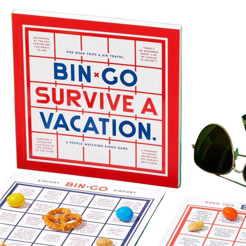 image of Bin-Go Survive a vacation book