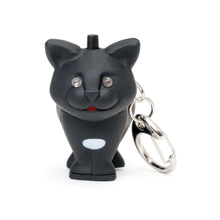 Load image into Gallery viewer, Cat LED &amp; Sound Keychain
